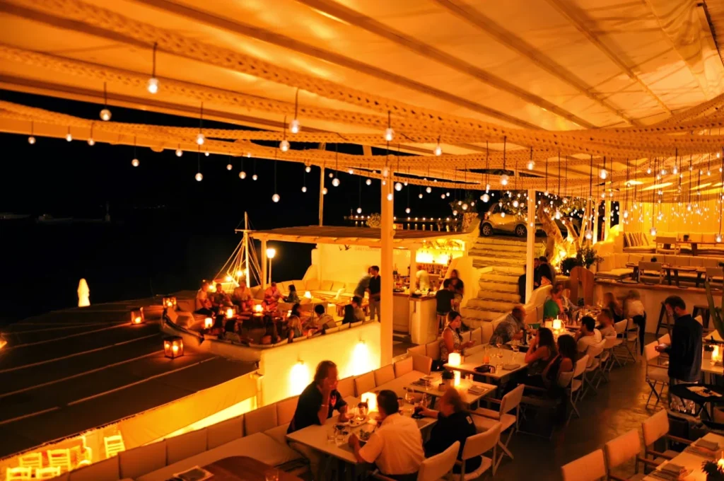 Remezzo night view 2026 concierge in Mykonos